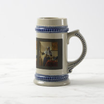Jeune femme avec un broc de l'eau., par Johannes V Tasse