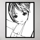 Jeune fille d'Anime - LAMG Posters