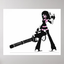 Jeune fille de Minigun ! Affiche