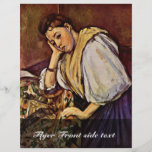 Jeune fille italienne par Paul Cézanne (la meilleu Prospectus