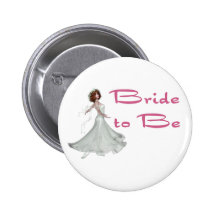 Jeune mariée à être bouton pin's avec agrafe