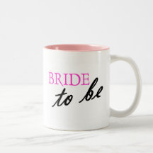 Jeune mariée à être mug