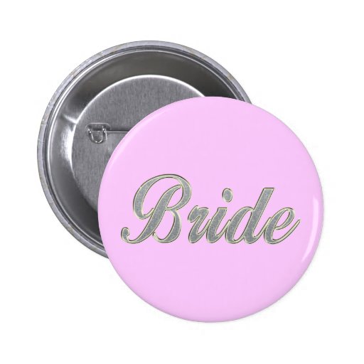 Jeune mariée avec bling pin's avec agrafe