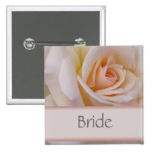 Jeune mariée de pêche épousant le PIn Badge Avec Épingle
