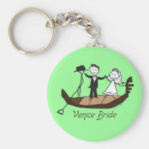 Jeune mariée de Venise Italie Porte-clef
