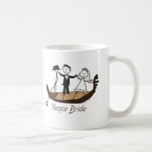 Jeune mariée de Venise Italie Tasse