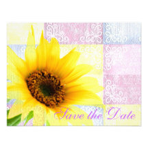 Jeune mariée florale de pourpre de tournesol de pa faire-parts