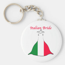 Jeune mariée italienne porte-clefs