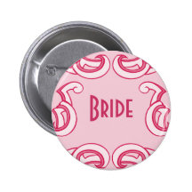 Jeune mariée rose de Deco Badges Avec Agrafe