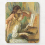 Jeunes filles au piano par Pierre Auguste Renoir Tapis De Souris