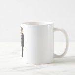 Jeunes mariés de blaireau mug à café
