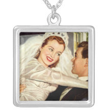 Jeunes mariés vintages de mariage, nouveaux mariés bijouterie