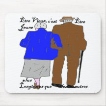JEUNES PLUS LONGTEMPS.png Tapis De Souris