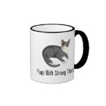 Jeux avec la théorie de ficelle mugs à café