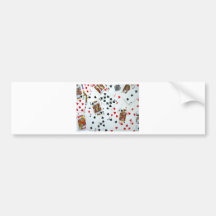 Jeux de carte de jeu autocollant pour voiture