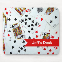 Jeux de carte de jeu tapis de souris