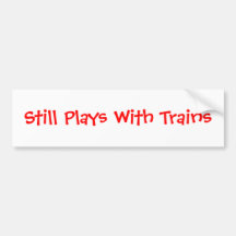 Jeux toujours avec des trains adhésif pour voiture