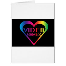 jeux vidéo d'amour carte de vœux