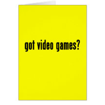 jeux vidéo obtenus ? cartes de vœux