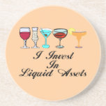 J'investis dans l'actif disponible avec le caboteu dessous de verres