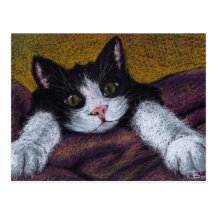 J'obtiendrai le ya ! carte postale de chaton de sm