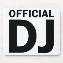 jockey de disque tapis de souris