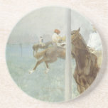 Jockeys devant la course par Edgar Degas Dessous De Verre