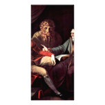 Johann Heinrich Fuseli parlant à Zurich Histo Motif Pour Double Carte