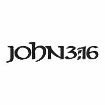 John3 : 16 polo brodé