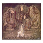 John Bauer pêche avec une princesse enlevée affich posters