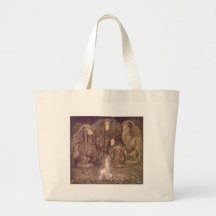 John Bauer - trolls avec une princesse enlevée Sac