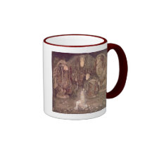 John Bauer - trolls avec une princesse enlevée Mug À Café