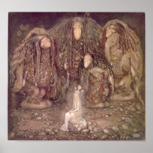 John Bauer - trolls Poster