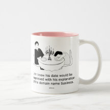 John et date (thème de Domain Name) Mugs À Café