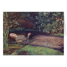 John Everett Millais Ophélie Cartes