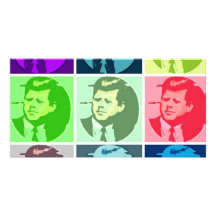 John F. Kennedy Cartes De Vœux Avec Photo