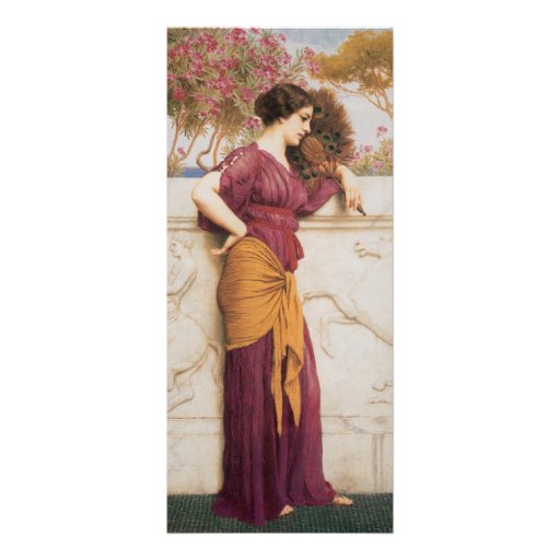 John William Godward - le paon Doubles Cartes