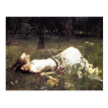 John William Waterhouse - Ophélie 1889 cartes postales
