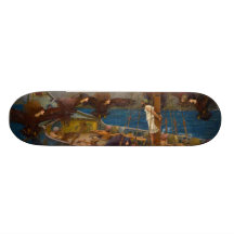 John William Waterhouse - Ulysse et les sirènes Skateboards Personnalisés