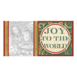 Joie au carte photo de famille de Noël du monde Cartes De Vœux Avec Photo