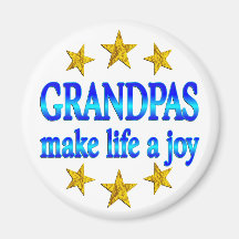 Joie de grand-papa aimants pour réfrigérateur