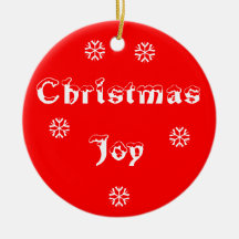 Joie de Noël Ornements De Noël