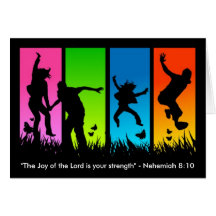 Joie du 8h10 de seigneur Christian Card Nehemiah Carte