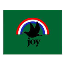Joie patriotique carte postale