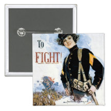 JOIGNEZ LA COPIE D'ART DE POSTER VINTAGE DE MARINE BADGES AVEC AGRAFE
