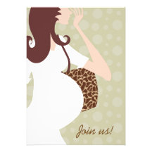 Joignez-nous invitation de baby shower