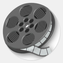 Joint d'enveloppe de cinéma autocollants ronds