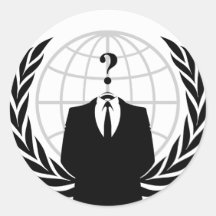 Joint/logo anonymes autocollants
