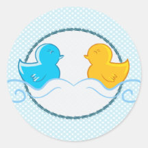 joint mignon en caoutchouc de baby shower autocollant