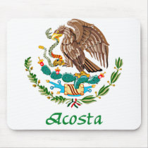 Joint national mexicain d'Acosta tapis de souris